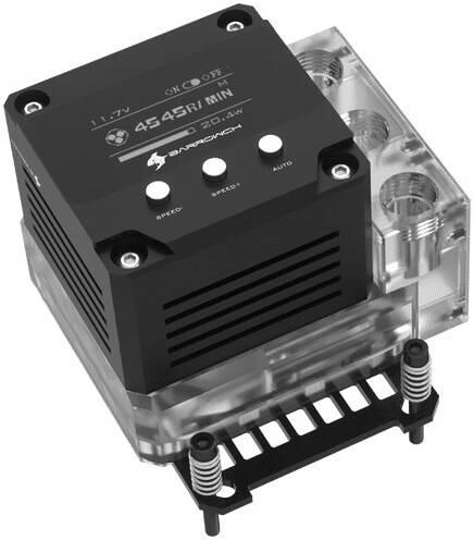 Barrow 17W PWM Water Cooling Pump & CPU Water Block Combo - FBLTPRKA-04