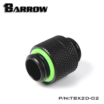 Barrow Rotary Male To Male Extender-Black