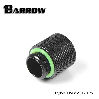 Barrow Male to Female Extender 15mm-Black