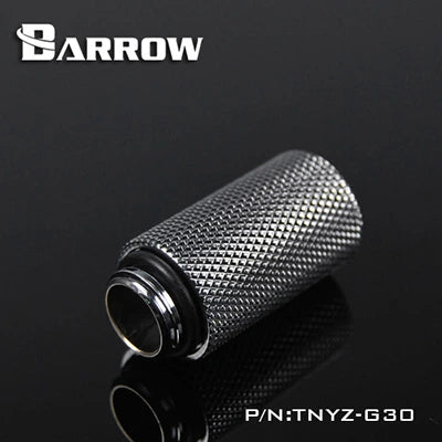 Copy of Barrow Male to Female Extender 30mm- Shiny Silver