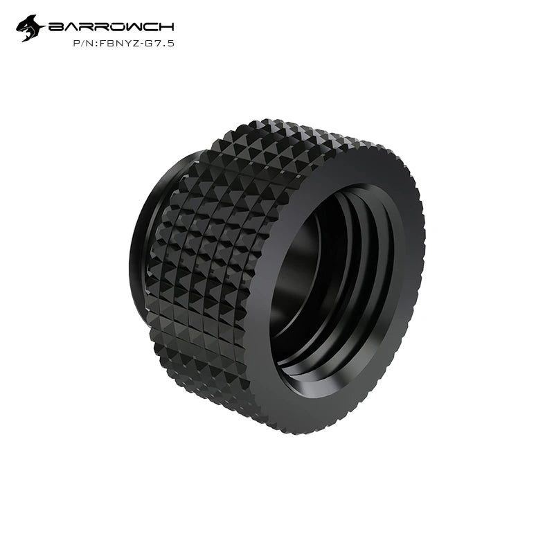 Barrowch Male to Female Extender - 7.5mm-Black