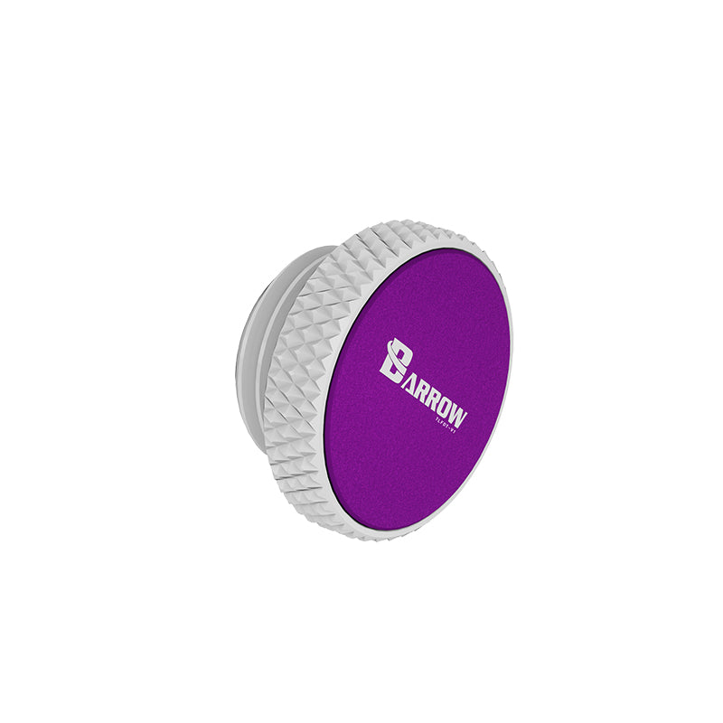 Barrow Multicolor Aluminum alloy sand blasting Edition Finish Stop Plug Fitting- Violet