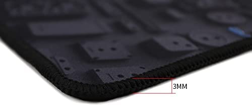 Barrow Super large thickening game mouse pad with fine lockstitch borders/desk mat/keyboard pad