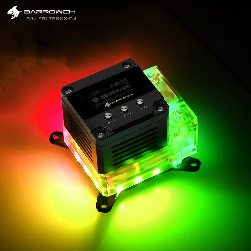 Barrowch X99/X299 CPU water block integrated pump and reservoir