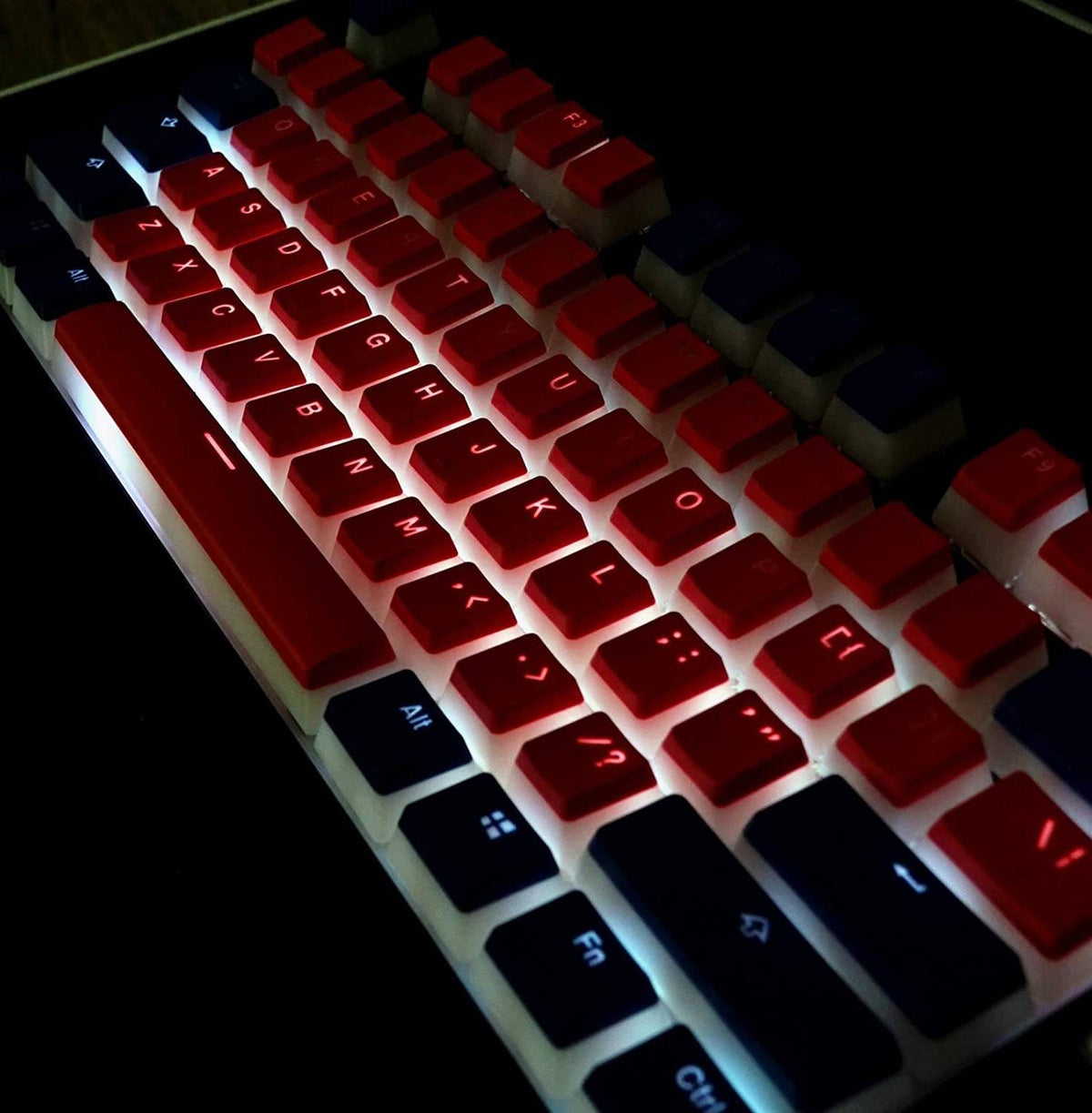 Ducky Pudding 108 Key PBT Double Shot Keycaps- Vitality Pudding