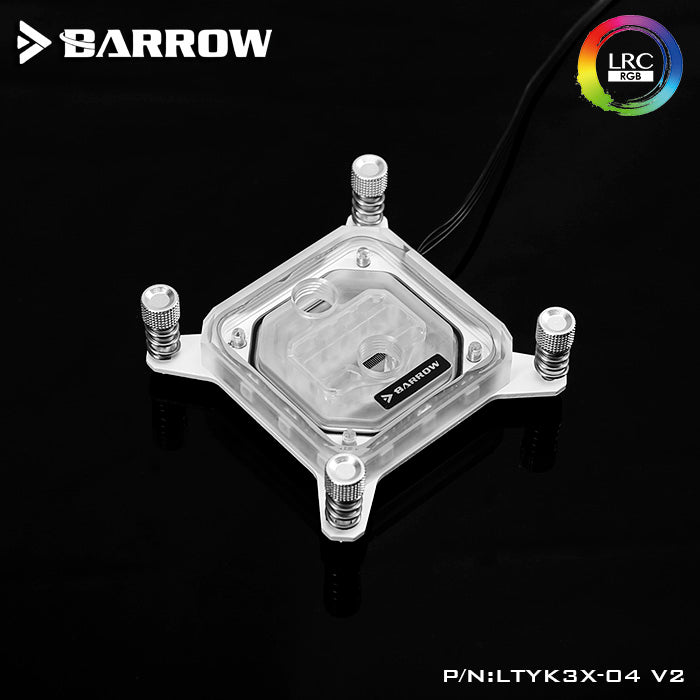 Barrow X99/ X299 platform special jetting type micro waterway CPU water block transparent Acrylic version