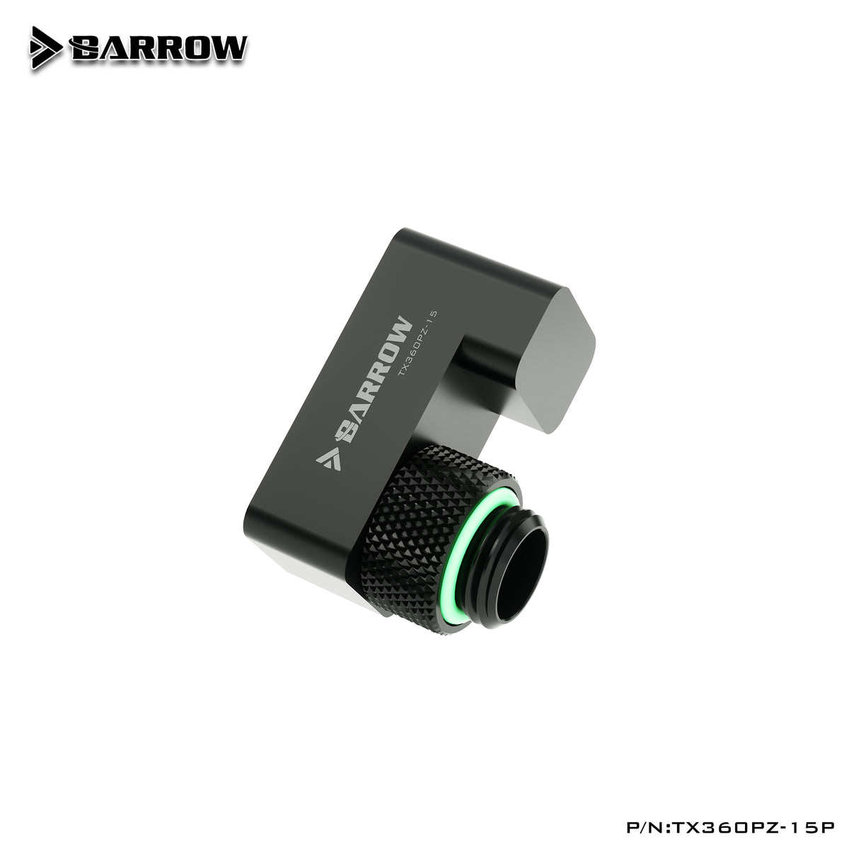 Barrow G1/4' 360°rotation offset adapter POM portable edition 15MM