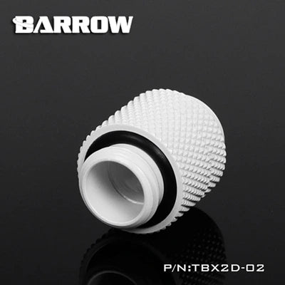 Barrow Rotary Male To Male Extender-White