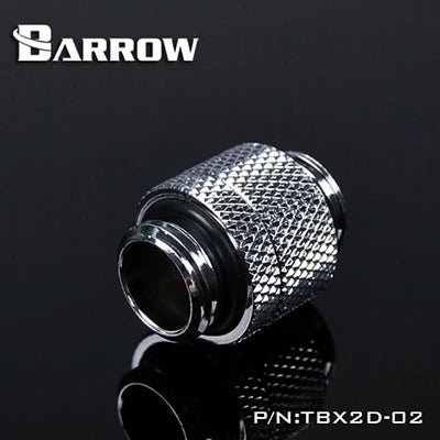 G1/4 Rotary Male-to-Male Extender – TBX2D-02 Silver