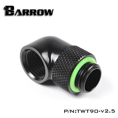 Barrow 90°Rotary Adapter (Male to Female)-Black