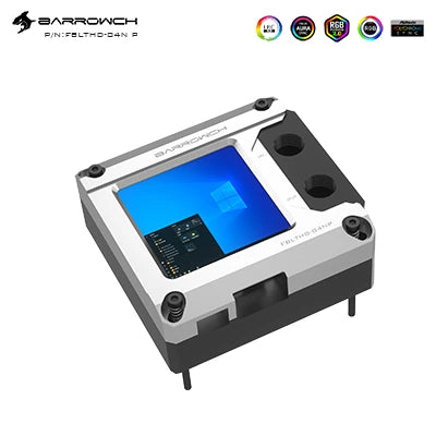 Barrowch INTEL 115X/X99/X299 CPU water Block with HDMI display screen POM edition