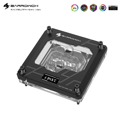 Barrowch 115x/x99/x299/1700 platform TFT Digital display CPU Water Block