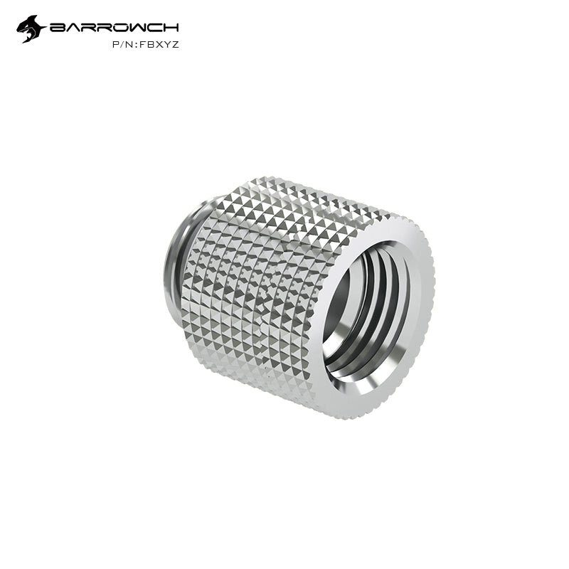 Barrowch Anti-Twist Adapter (Male to Female)-Shiny Silver