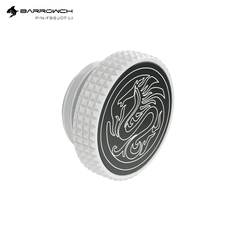 Barrowch Mirror Finish Stop Plug Fitting (Special Edition）-White