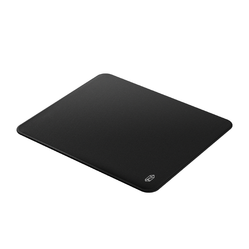 LAMZU Energon Gaming Mouse Pad, 480 410 4mm, Speed & Control Surface, Nylon & Spandex Fabric, Non-Slip SCR Base, Seamless Border, Black | 6975637430336