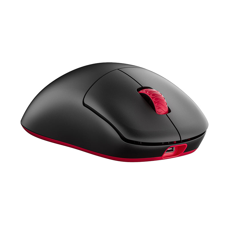LAMZU THORN V2 Wireless Gaming Mouse, 55g Lightweight Ergonomic Design, 30,000 DPI PixArt Sensor, 8000Hz Polling Rate, 2.4GHz & USB-C, Black/Red | 6975637430886