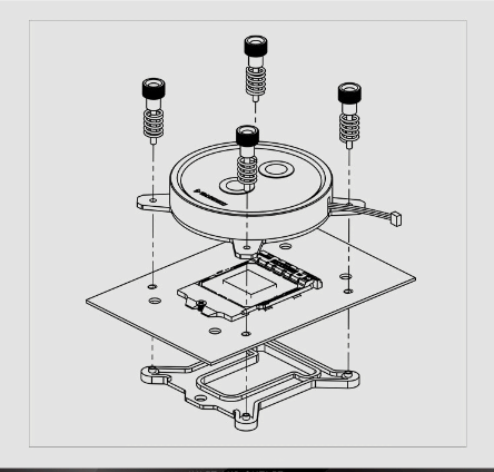 Barrow INTEL platform jet type microchannel CPU water cooling head Rays Edition
