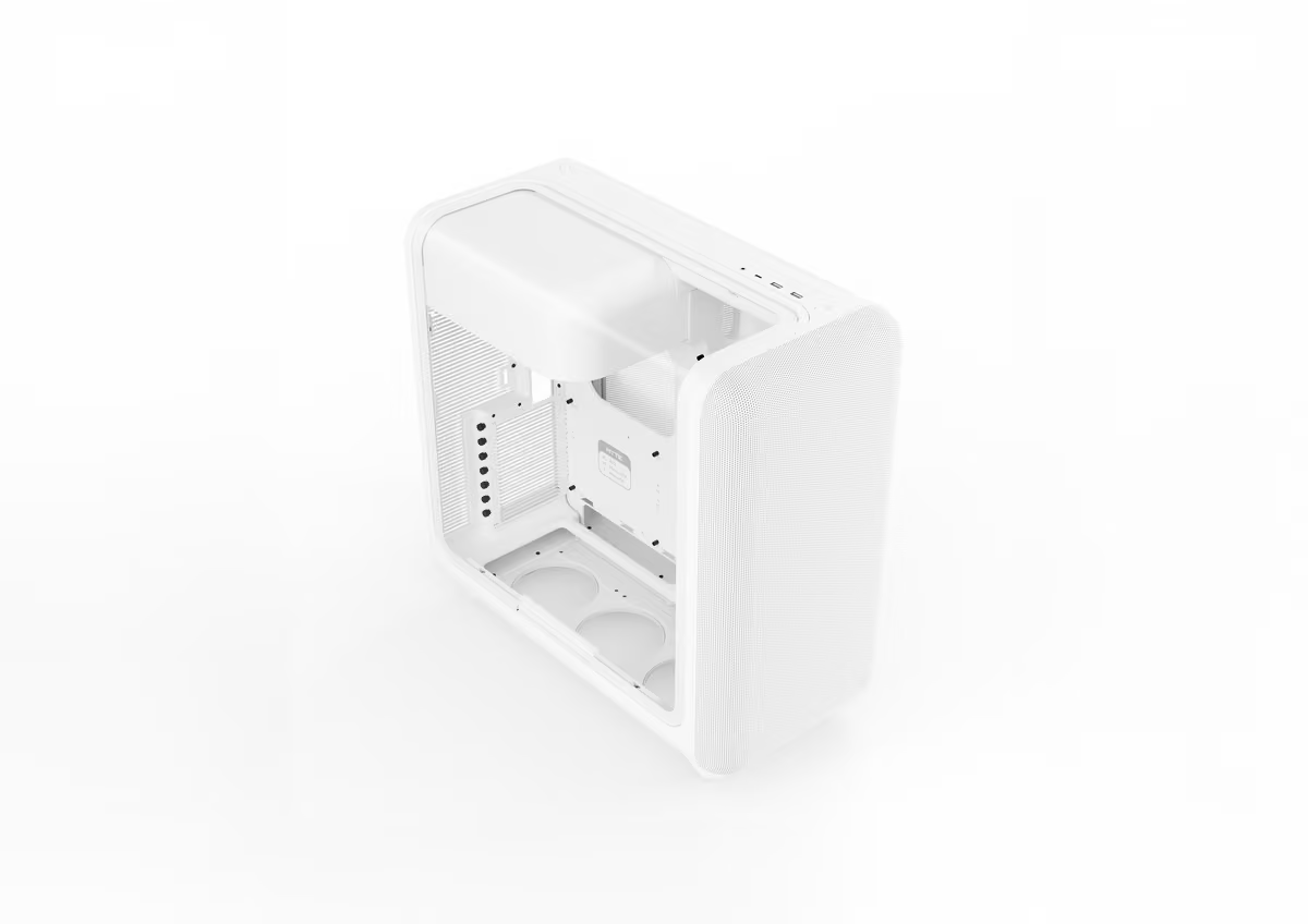 Hyte X50 Modern Performance ATX Mid-Tower Case -  63L, Acoustic Laminated Glass, 360mm Radiator Support