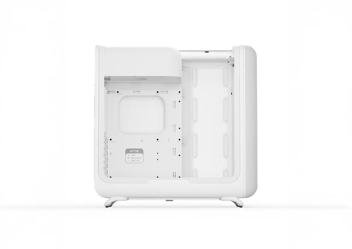 Hyte X50 Modern Performance ATX Mid-Tower Case -  63L, Acoustic Laminated Glass, 360mm Radiator Support