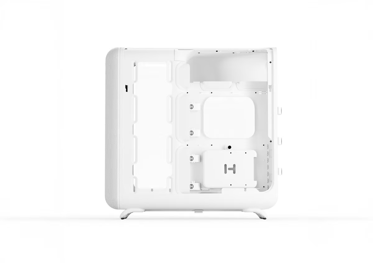 Hyte X50 Modern Performance ATX Mid-Tower Case -  63L, Acoustic Laminated Glass, 360mm Radiator Support