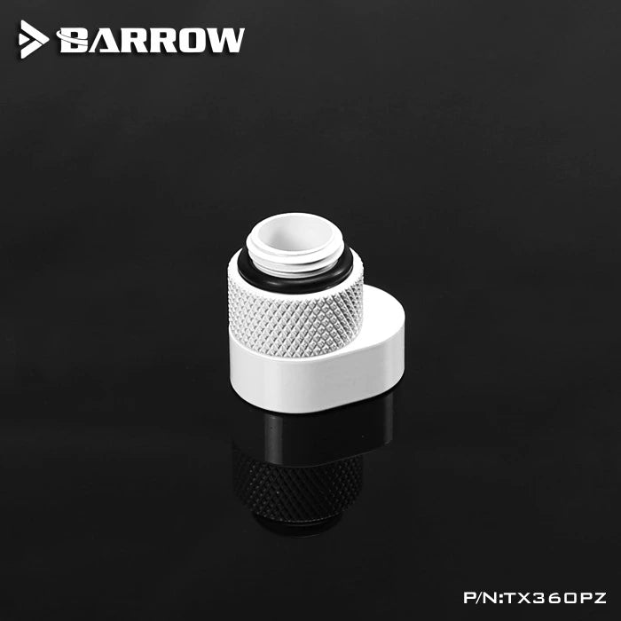 BARROW G1/4' 360°rotation offset adapter-White