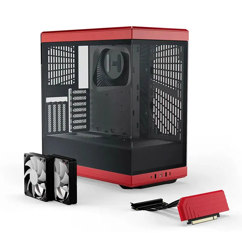 HYTE Y40- Black & Red