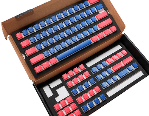Ducky Pudding 108 Key PBT Double Shot Keycaps- Serenity Pudding