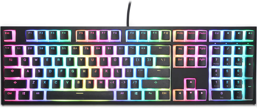 Ducky One 2 RGB Pudding Edition Mechanical Keyboard Full-Red Switch