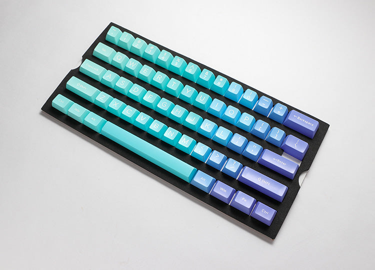 Ducky 108 Key Seamless Double Shot Keycaps- Azure