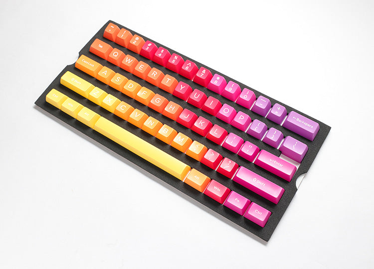 Ducky 108 Key Seamless Double Shot Keycaps- Afterglow