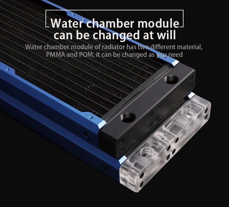 BARROWCH Chameleon Fish series removable 240 radiator Acrylic edition