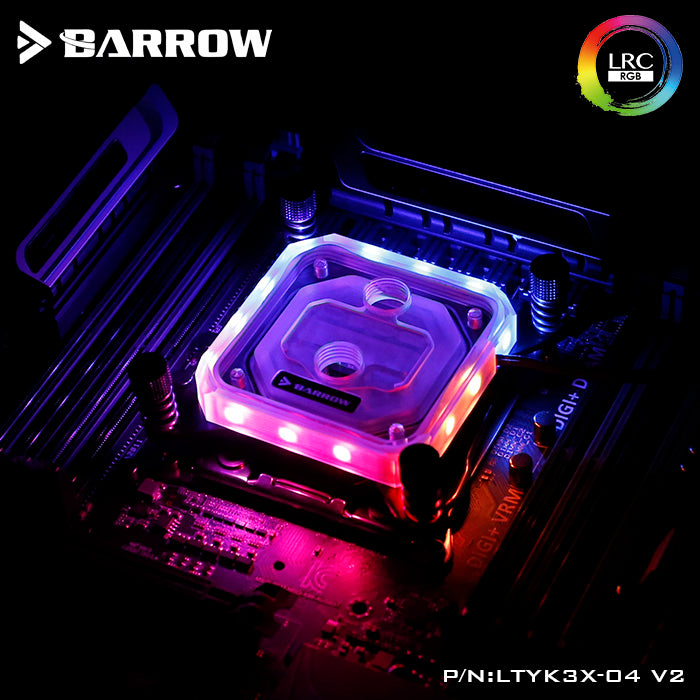 Barrow X99/ X299 platform special jetting type micro waterway CPU water block transparent Acrylic version