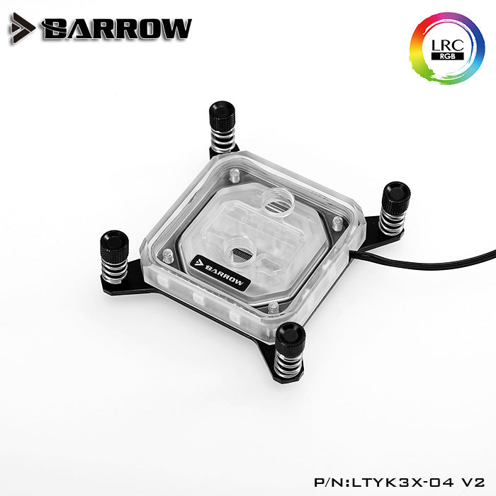 Barrow X99/ X299 platform special jetting type micro waterway CPU water block transparent Acrylic version