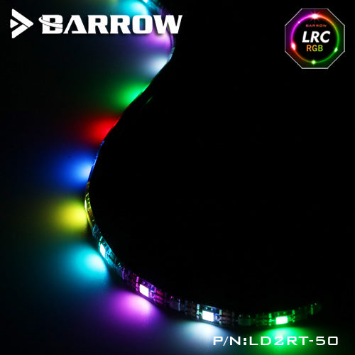 Barrow Multi color led strip, water proof 50CM（Aurora）
