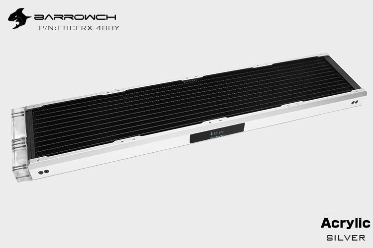 BARROWCH Chameleon Fish series removable 480 radiator with display screen POM edition