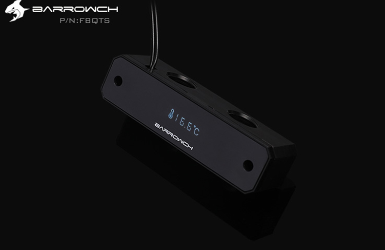 Barrowch Temperature display terminal connector for GPU water block Mirror edition