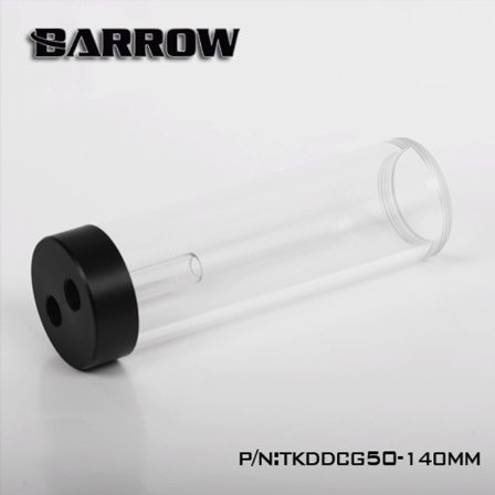 Barrow Water Tank for DDC Pump Cover (DIA:50MM, TL:140MM)Transparent body