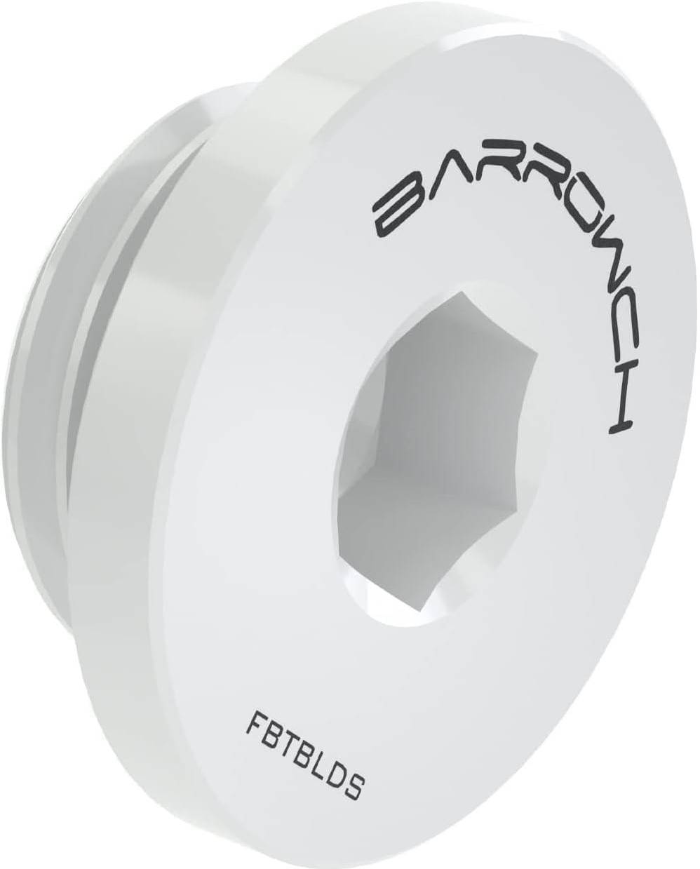 Barrow Inner 6 Angle Stop Hexagonal Plug, G1/4'' Ultra-thin Plugs, Water Stop Fitting, Brass Material, 6mm Hex Key Wrench