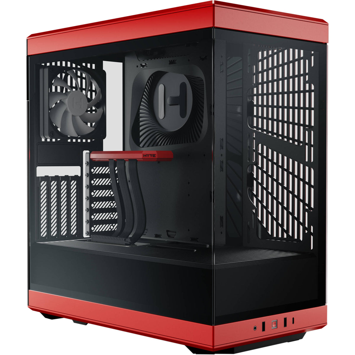 HYTE Y40- Black & Red