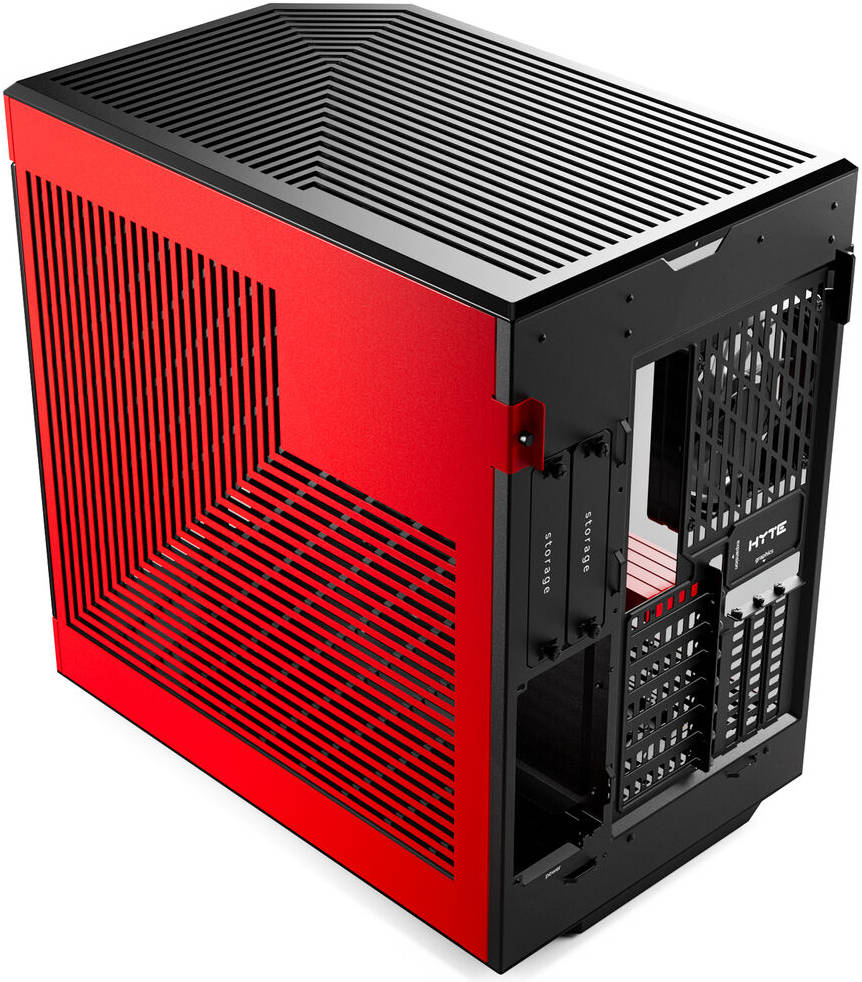 HYTE Y60- Black & Red