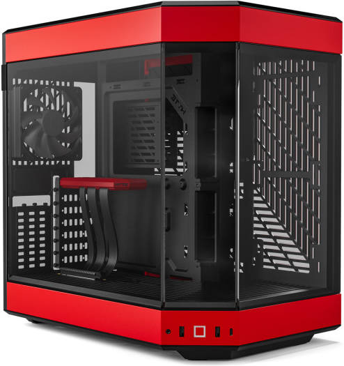 HYTE Y60- Black & Red