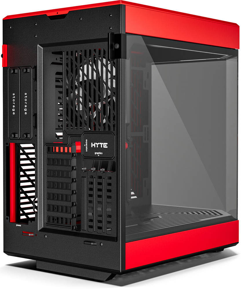 HYTE Y60- Black & Red